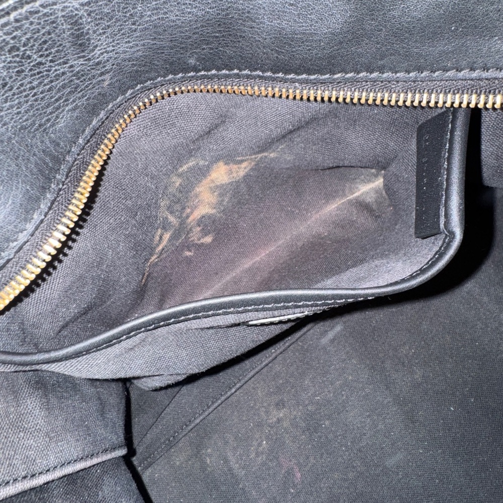 Alexander McQueen Black Leather Tote Bag - Picture 6 of 9
